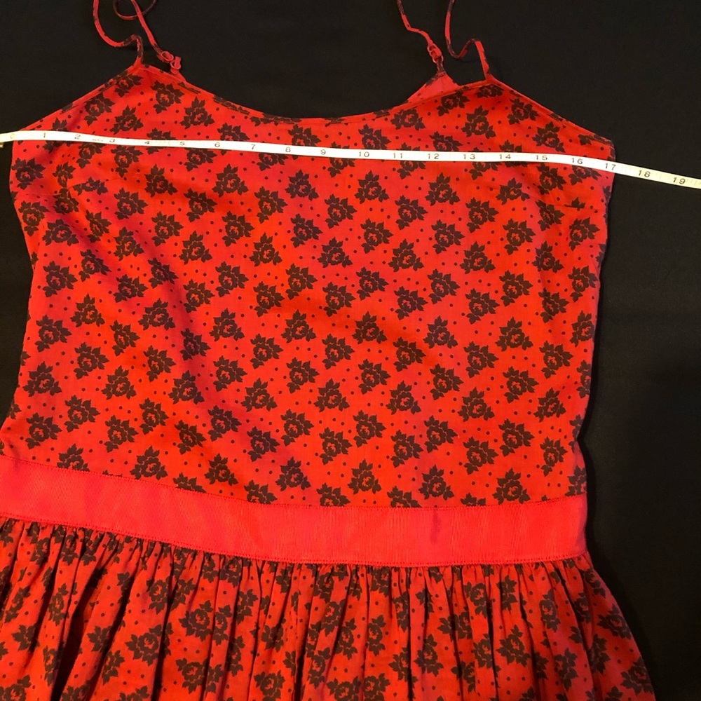 Moda International Top Black/Red Size M —#080 - Picture 14 of 16